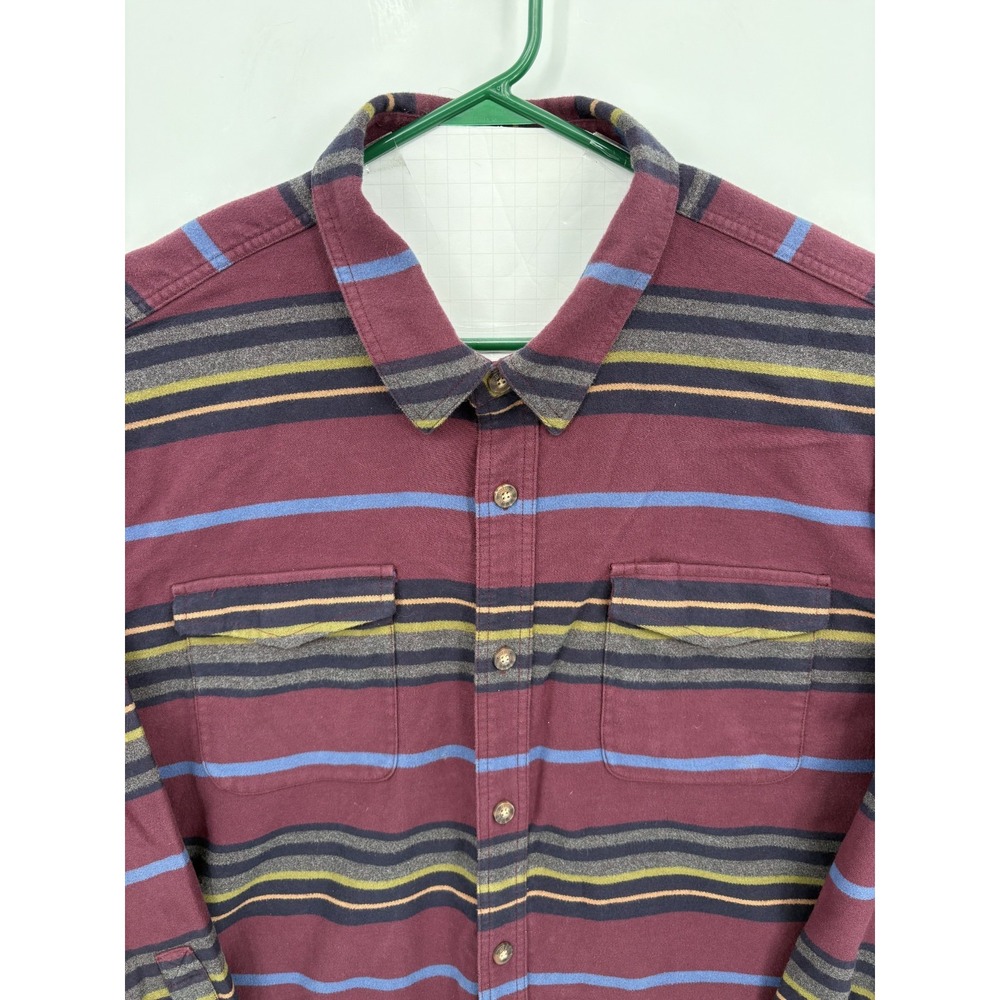 Duluth Trading Co Men's Burlyweight Chamois Long Sleeve Flannel Work Shirt, 2XL - Picture 3 of 6